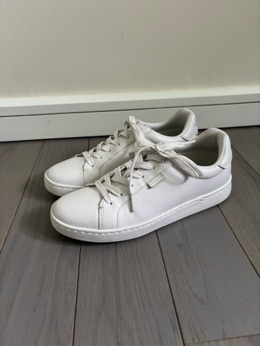 Classic White Low-Top Sneakers